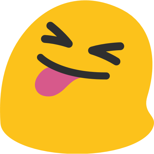 Face With Stuck Out Tongue And Tightly Closed Eyes - Winking Tongue Out Emoji (512x512)