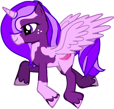 My Little Pony Unicorn Names - My Little Pony Purple Unicorn (486x409)