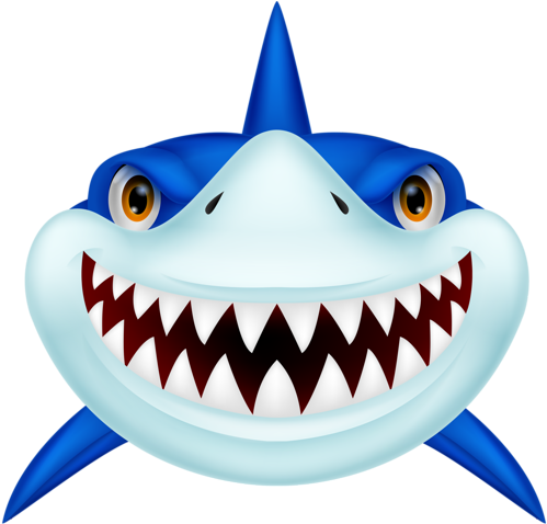 Scrapbook - Shark Clip Art (500x484)