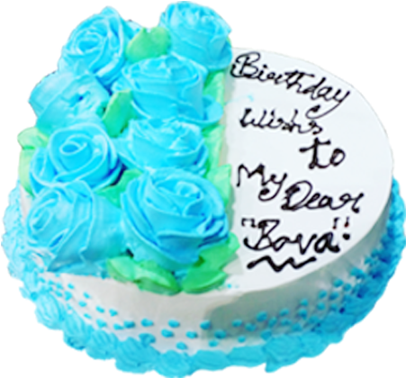 Vanilla Flowers Cake - Vanilla (500x500)