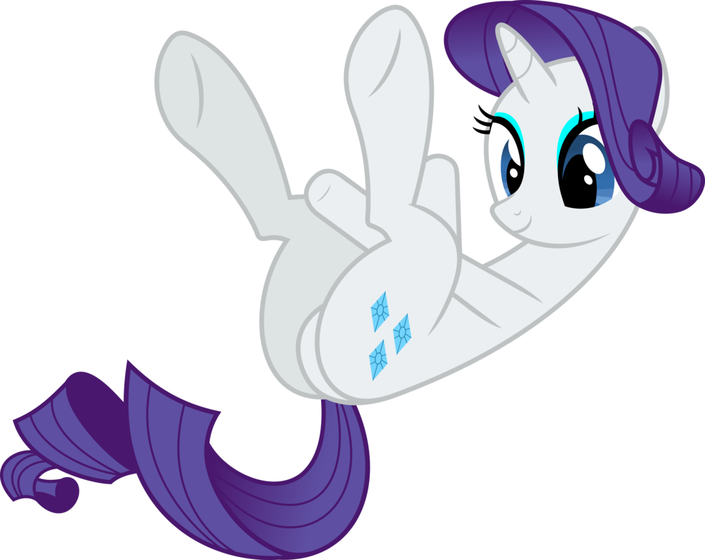 Mlp Fim Rarity Vector - Mlp Rarity (1003x797)
