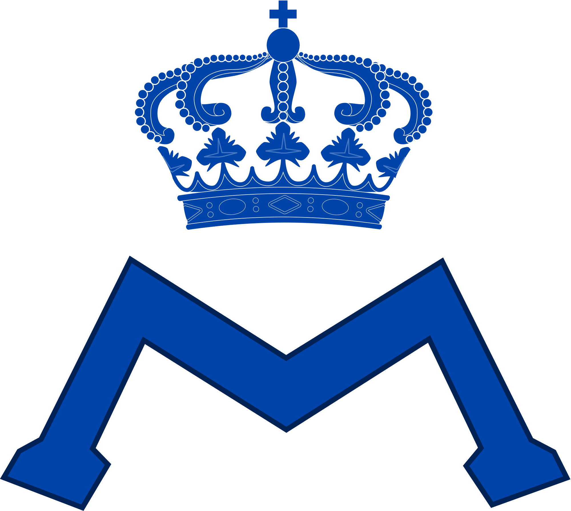 Christmas Monogram Cliparts 18, Buy Clip Art - Spanish Royal Monogram (2000x1791)