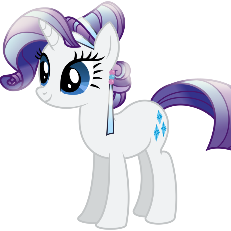 Rarity Crystal Pony - My Little Pony Rarity Hair (806x806)