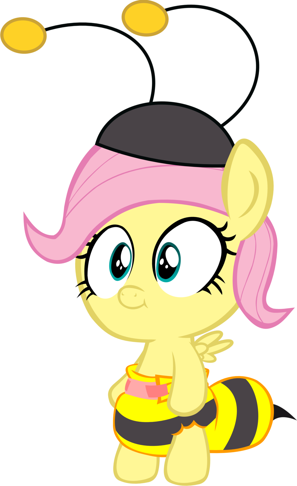 Baby Fluttershy Flutterbee By Megarainbowdash2000 - Fluttershy Baby (1024x1677)