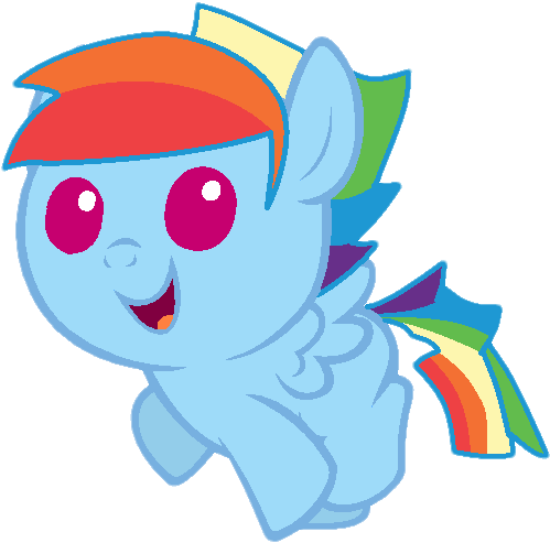 My Little Pony Rainbow Dash And Rainbow Blitz - My Little Pony Rainbow Blitz (554x541)