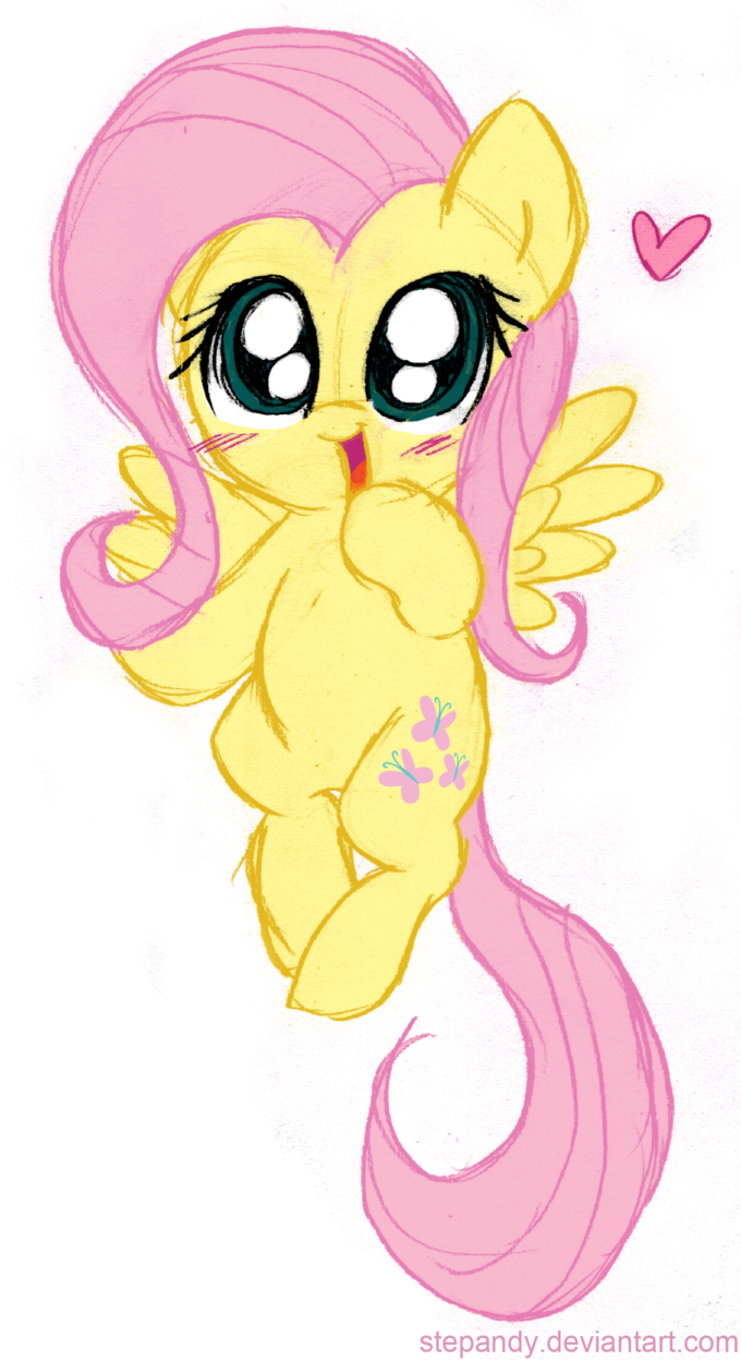 My Little Pony Friendship Is Magic - My Little Pony Fluttershy Cute (680x1247)