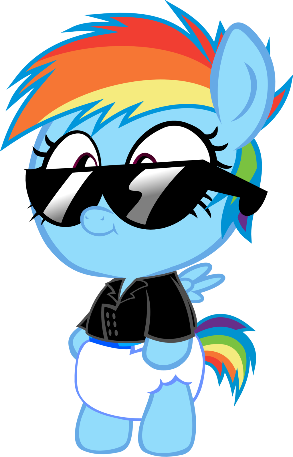 Little Punk Rainbow Dash - Mlp Baby Rainbow Dash Deviantart (1024x1600)