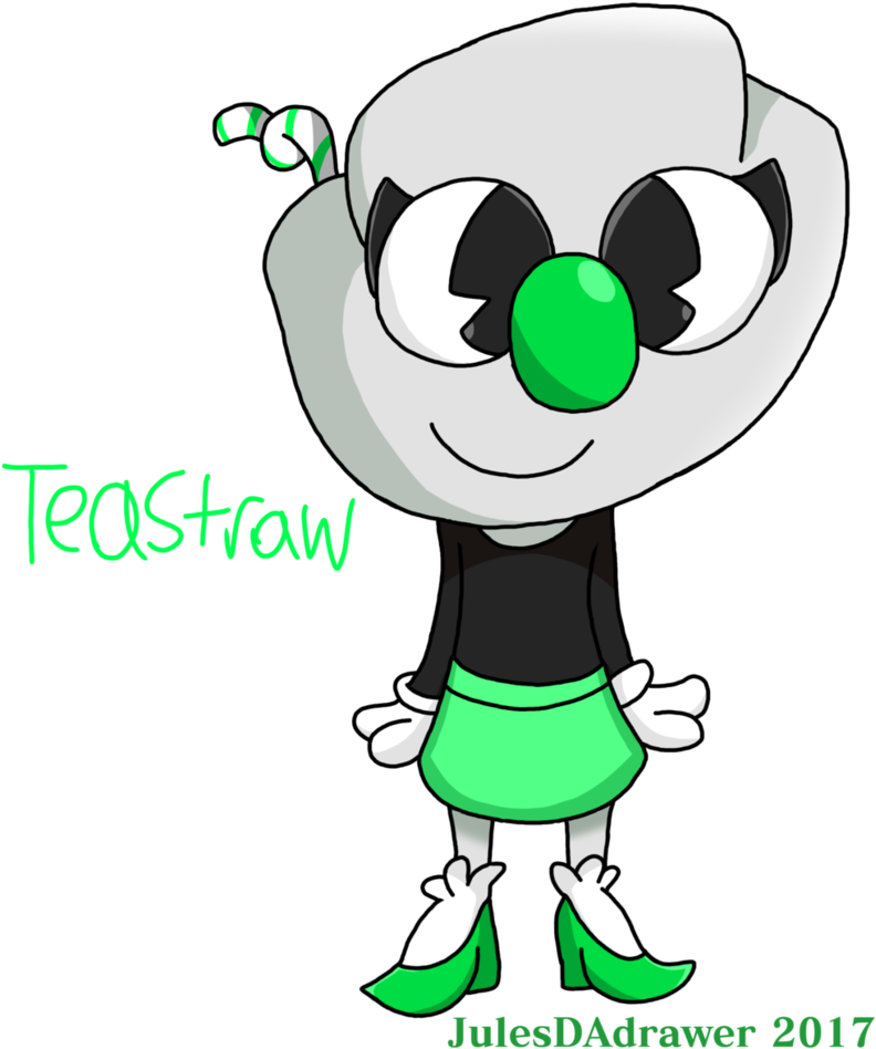 Teastraw By Julesdadrawer - Cuphead (825x969)