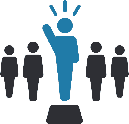 A Study - Black And White Leader Clipart (434x418)