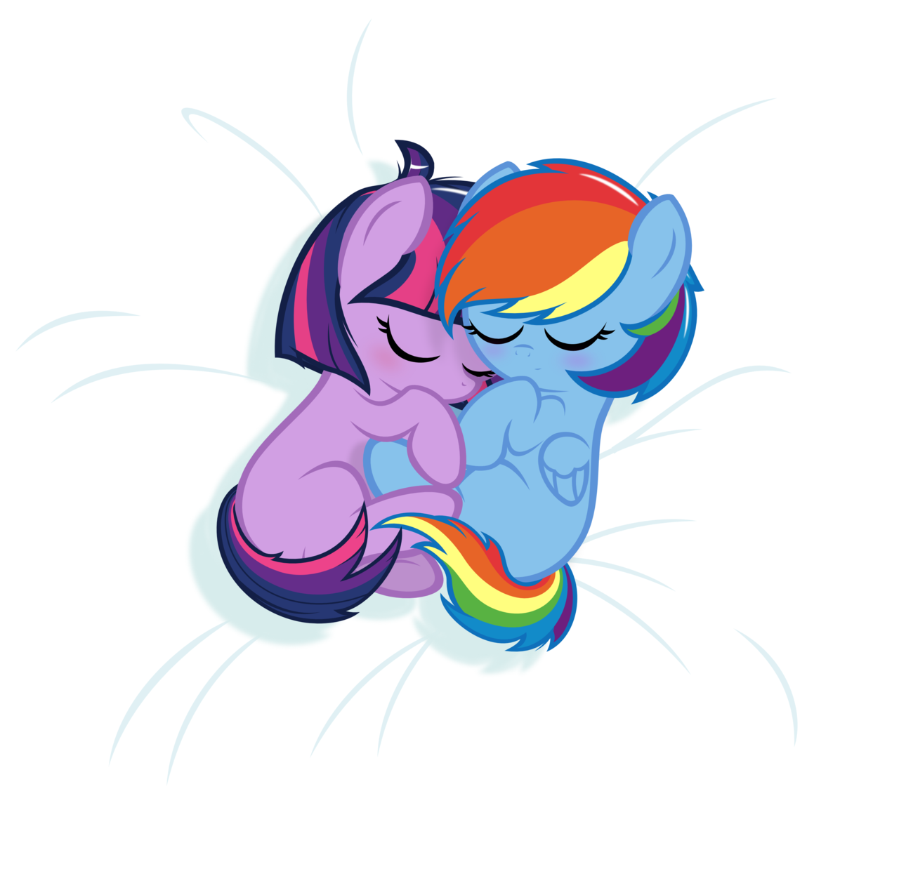 Baby Twilight And Rainbow Dash By Godoffury - Illustration (1280x1238)