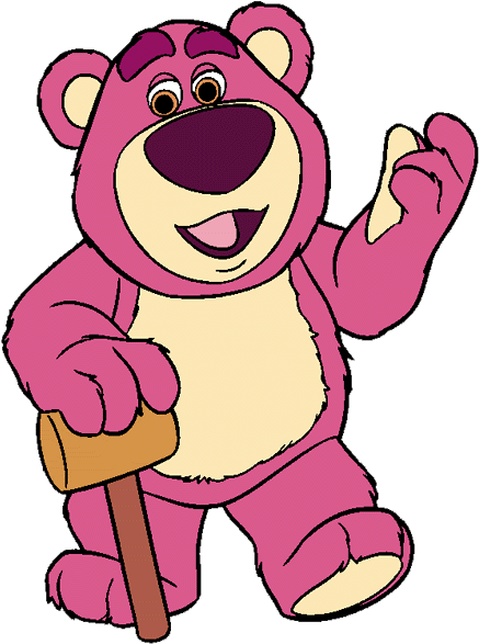 My First Teddy Bear" - Lots O Huggin Bear Cartoon (450x598)