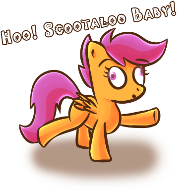Hoo Scootaloo Baby By Eshredder - Manga (400x400)