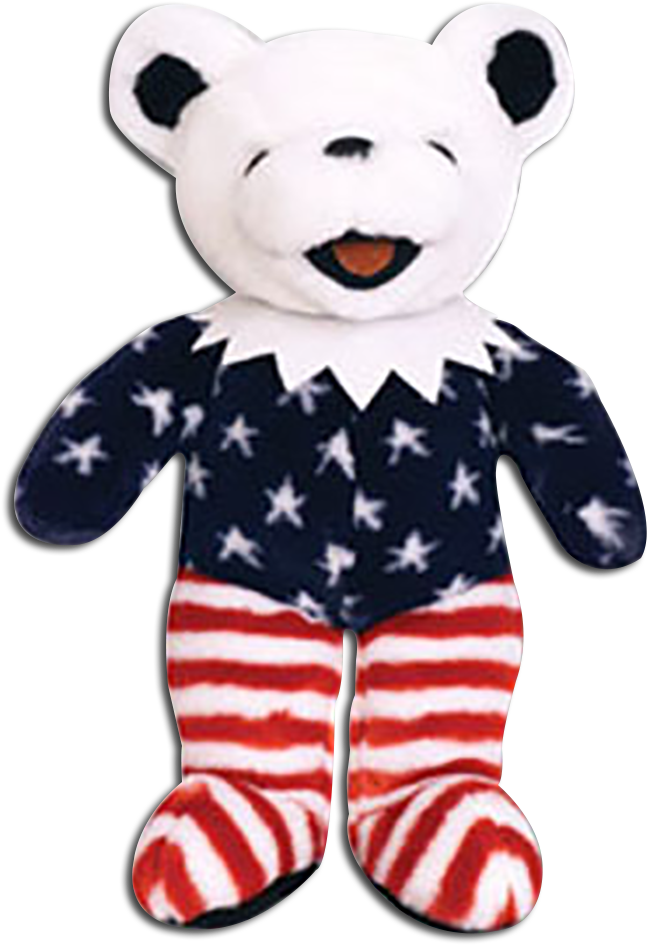 Grateful Dead Patriotic Stuffed Teddy Bears - Teddy Bear (720x1000)