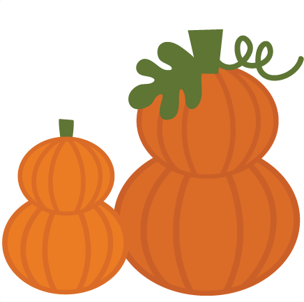 Stacked Pumpkins Svg Files For Scrapbooking Pumpkin - Stacks Of Pumpkins Clip Art Black And White (436x432)
