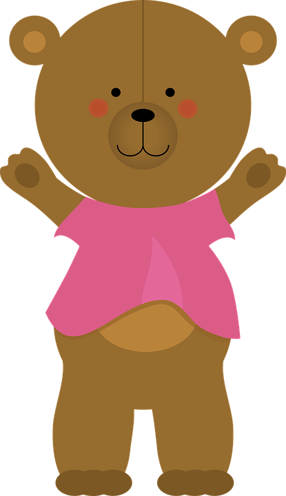Teddy Bear Draw 11, Buy Clip Art - Mainan Anak Vektor (415x720)