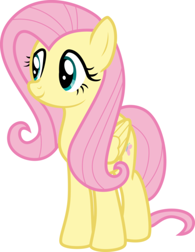 My Little Pony Friendship Is Magic Wallpaper Probably - Mlp Fluttershy Vector (387x500)
