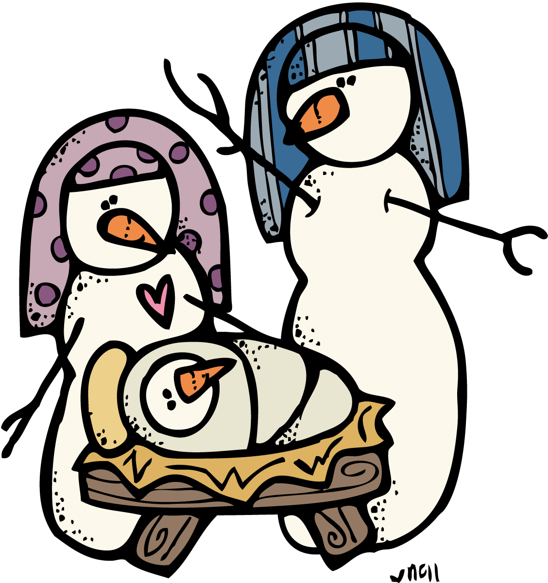 December 2011 - Nativity Melonheadz (1128x1200)