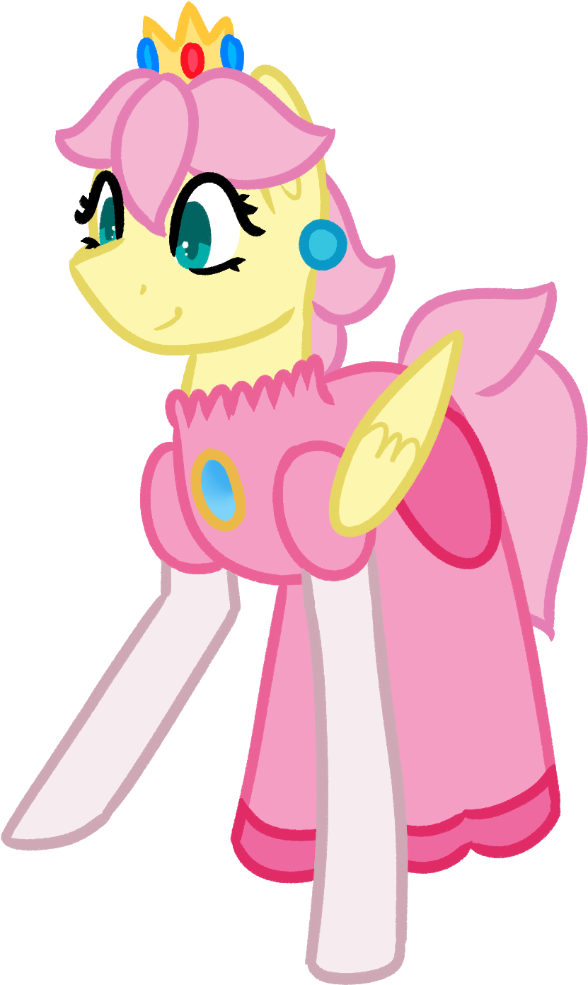Azure-quill, Clothes, Cosplay, Costume, Dress, Fluttershy, - Princess Peach Art Transparent (935x1419)