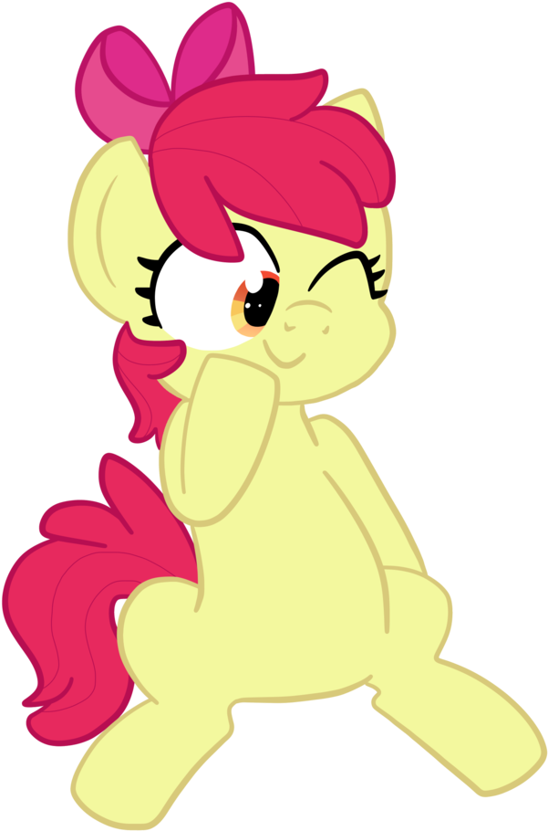 Apple Bloom, Apple Bloom's Bow, Artist - Cartoon (819x1024)