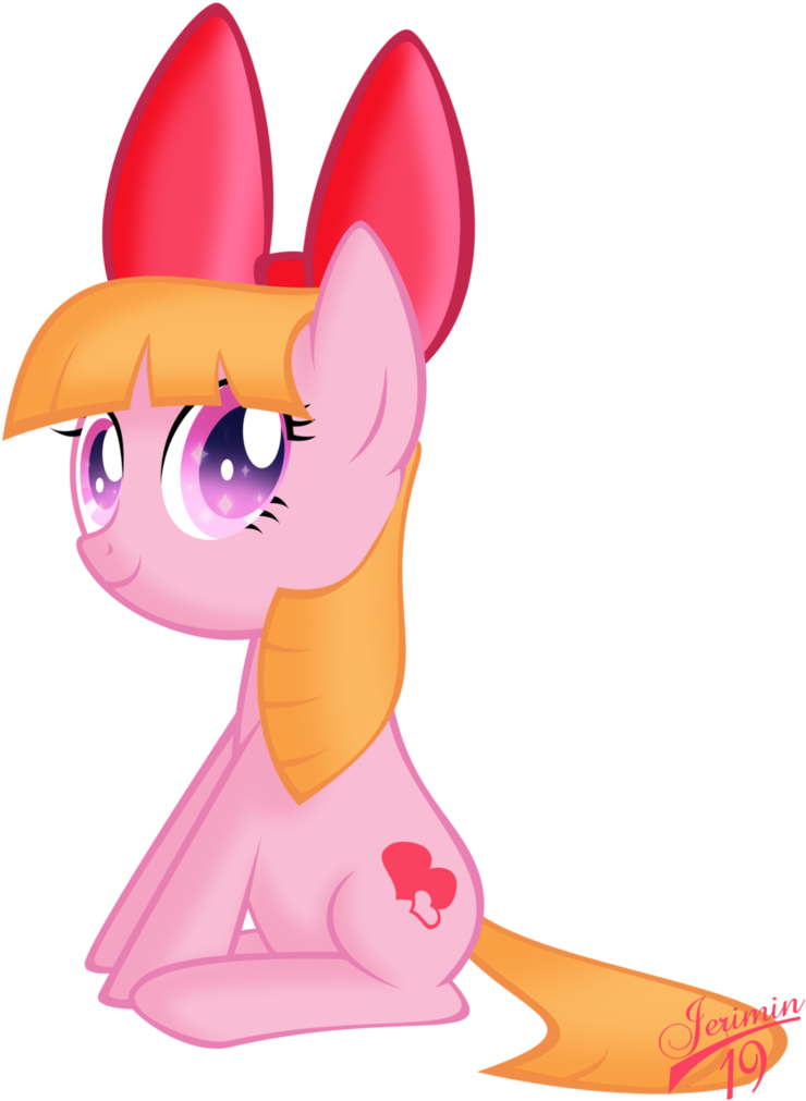 Blossom As Pony By Jerimin19 - Cartoon (759x1053)