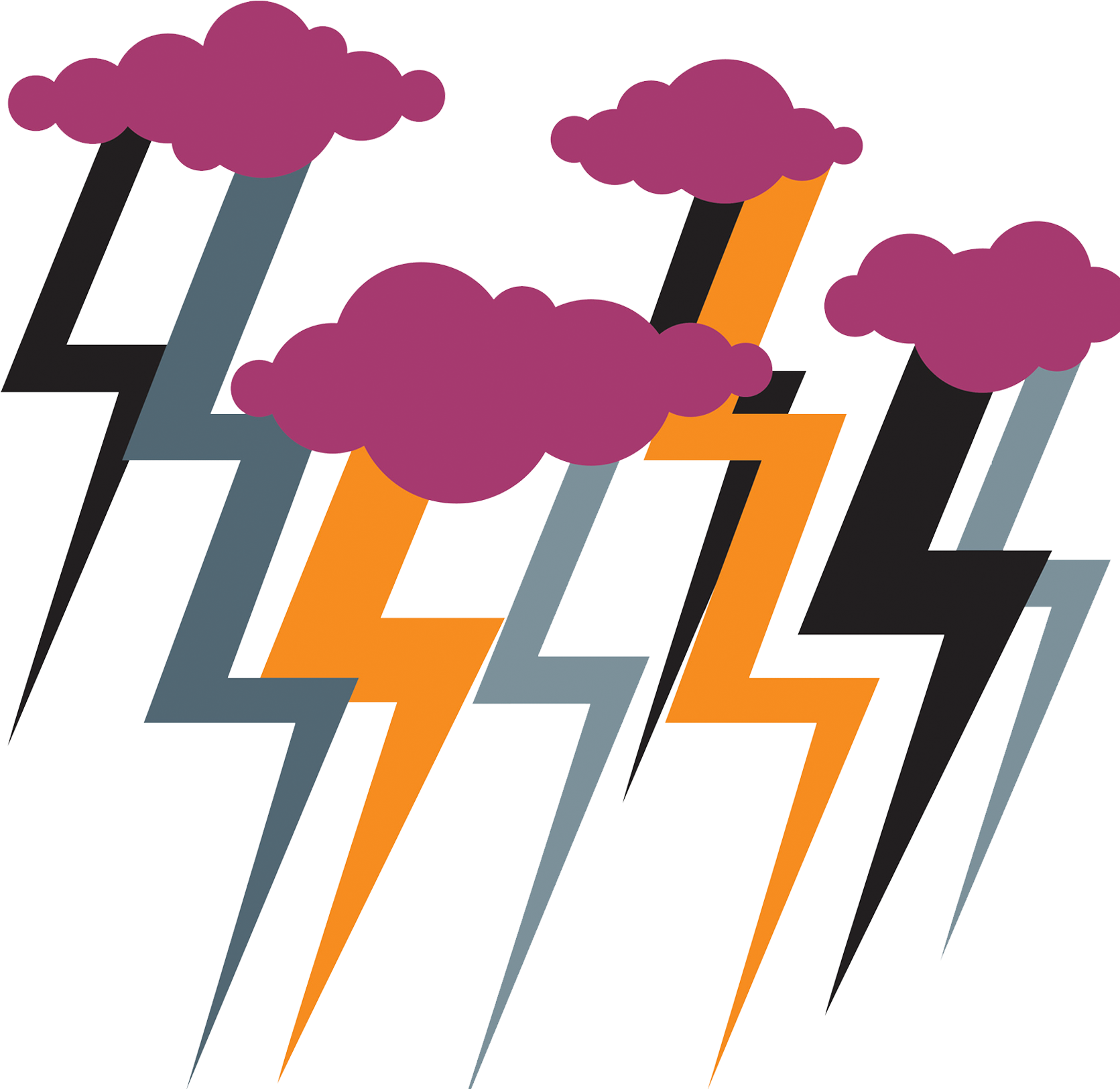 Zeus Lightning Weather Thunder Clip Art - Lightning (1670x1635)