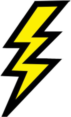 Lightning Strike Computer Icons Clip Art - Lightning Bolt Clipart (600x546)