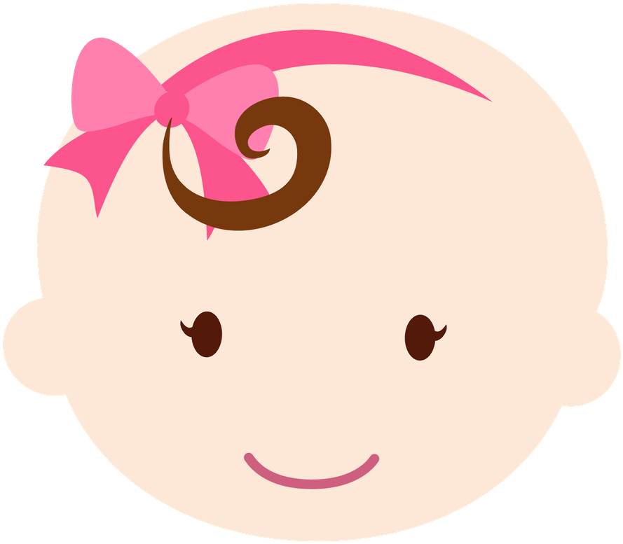 Say Hello - Dibujos Bebe Niña Baby Shower (900x900)