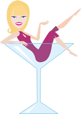 Penny Golightly - Girl In Martini Glass (400x400)