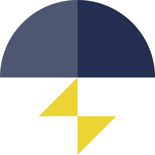 Foggy, Fuzzy, Forecast, Foretell, Weather Icon, - Storm (512x512)