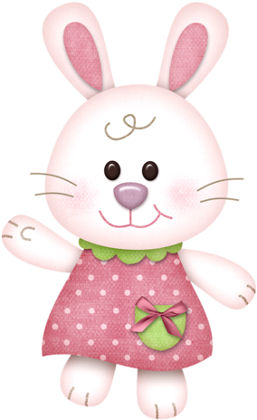 Album - Girl Easter Bunny Clipart (333x500)