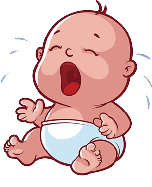 Infant Cartoon Drawing Child - Crying Baby Cartoon (650x720)
