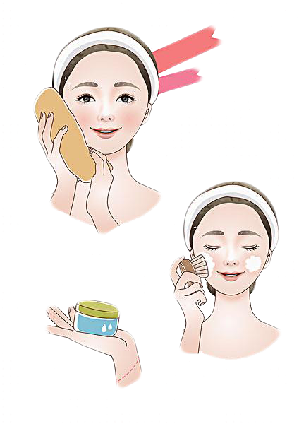 Cartoon Face Drawing Icon - Facial Wash Cartoon Png (424x600)
