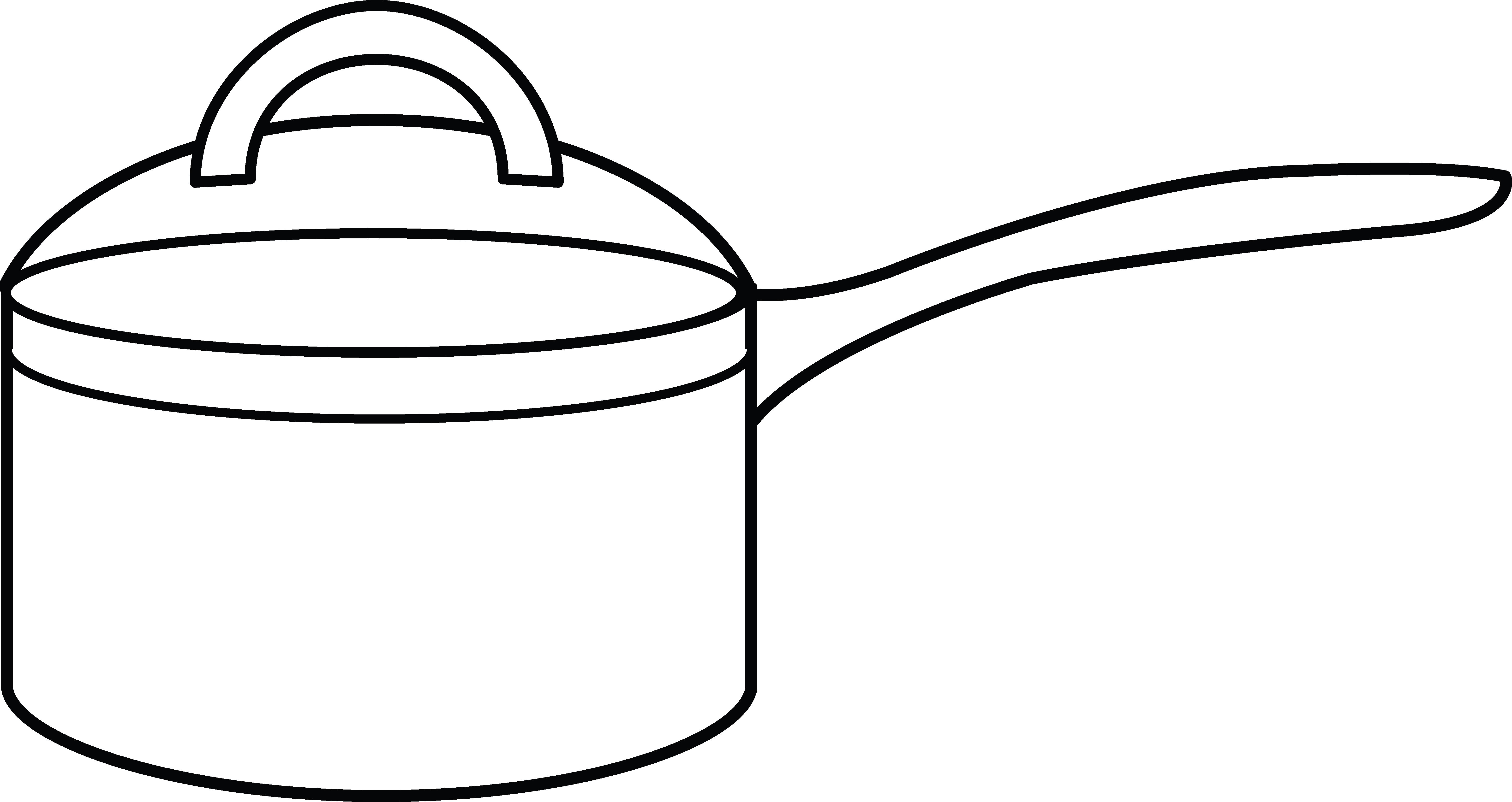 Sause Clipart Pans - Coloring Book (6301x3344)