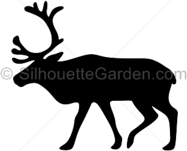 Share - Reindeer Silhouette (640x480)
