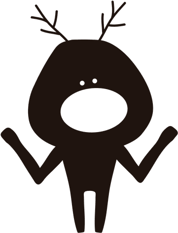 Reindeer Cartoon Silhouette Shrugging - Silhouette Shrugging Png (512x512)