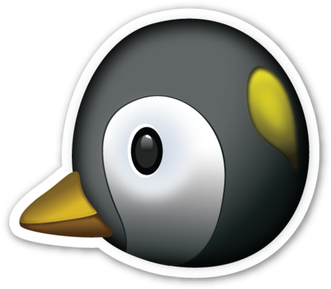 Baby Elephant Png Images - Penguin Emoji Transparent (480x418)