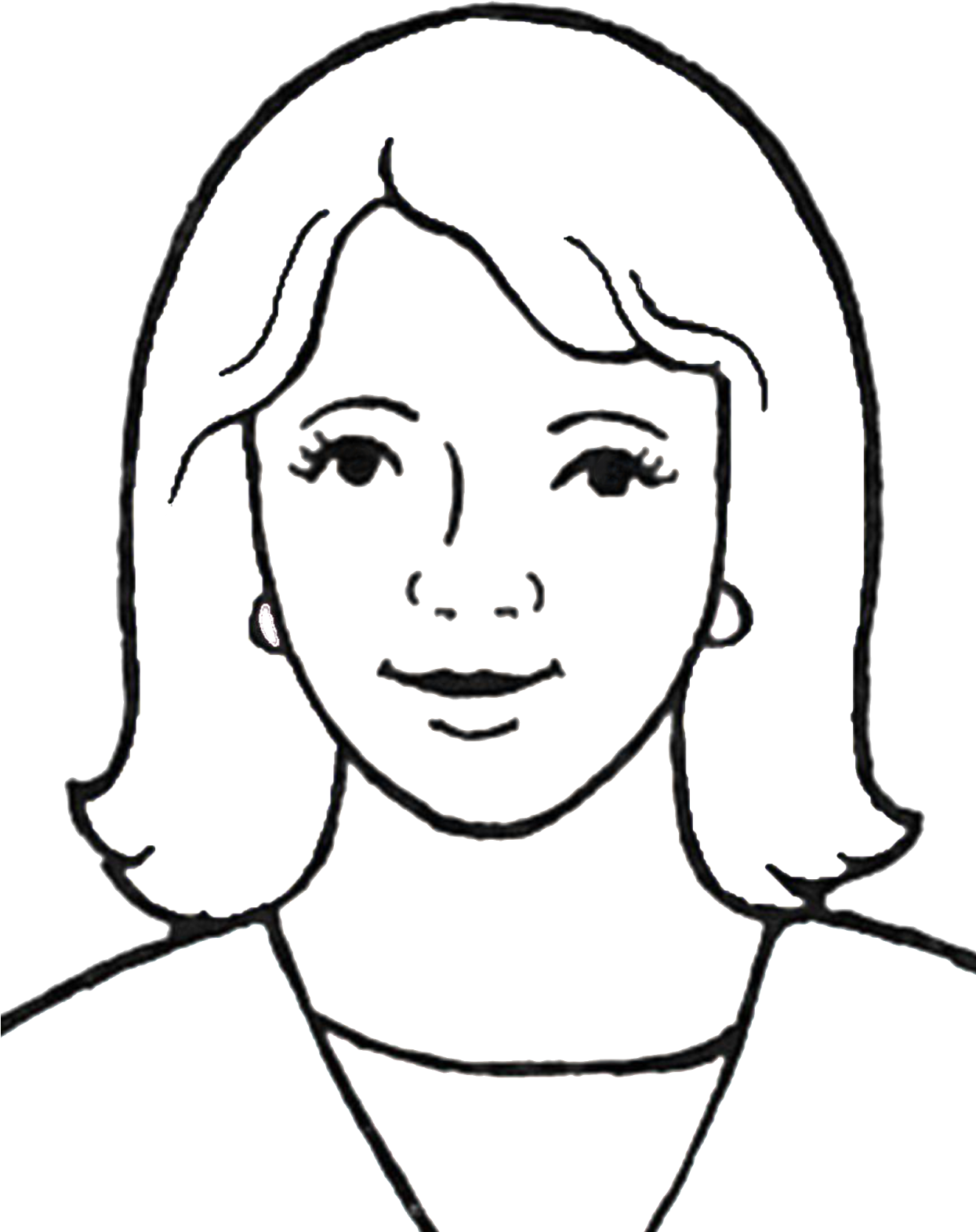 Mother - 1 Clipart - Drawing Of A Mother (1244x1600)