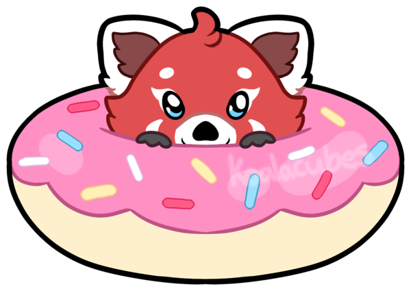 Donut Friend By Amberlea-draws - Amberlea (600x425)