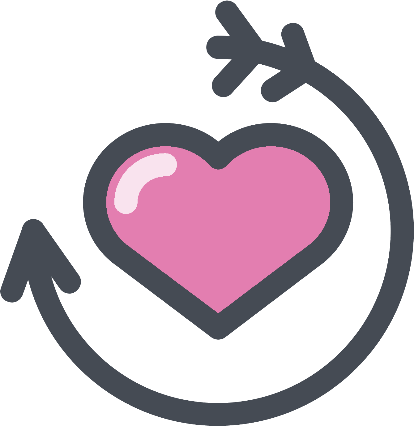 Heart Computer Icons Love Clip Art - 37.5°c No Namida (1600x1600)
