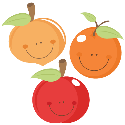 Large Peaches Png Clipartu200b - Cute Fruit Clip Art (432x432)