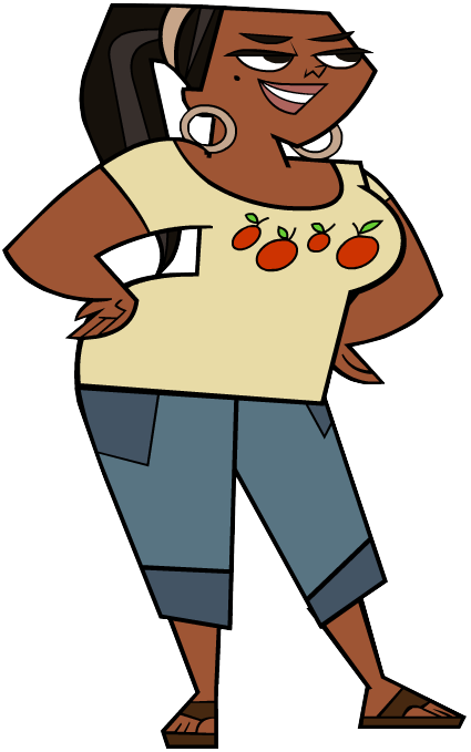 Leshawna Alejandro Burromuerto Total Drama World Tour - Total Drama Island Leshawna (425x679)