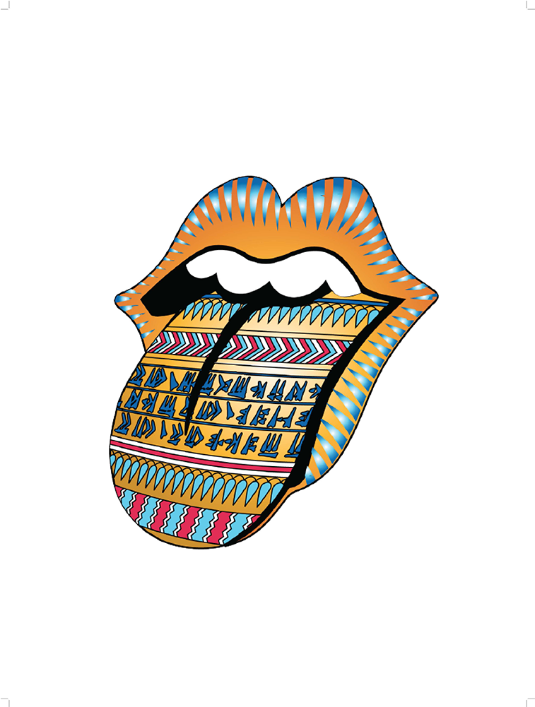 Bridges To Babylon Tongue 1997 Lithograph - Rolling Stones Lips - Tattoo Pack (1000x1000)
