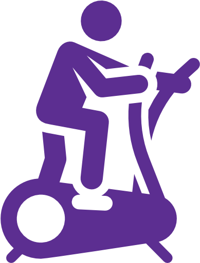 Icon Of Person On An Eliptical - Spa Health Club Clipart (512x512)