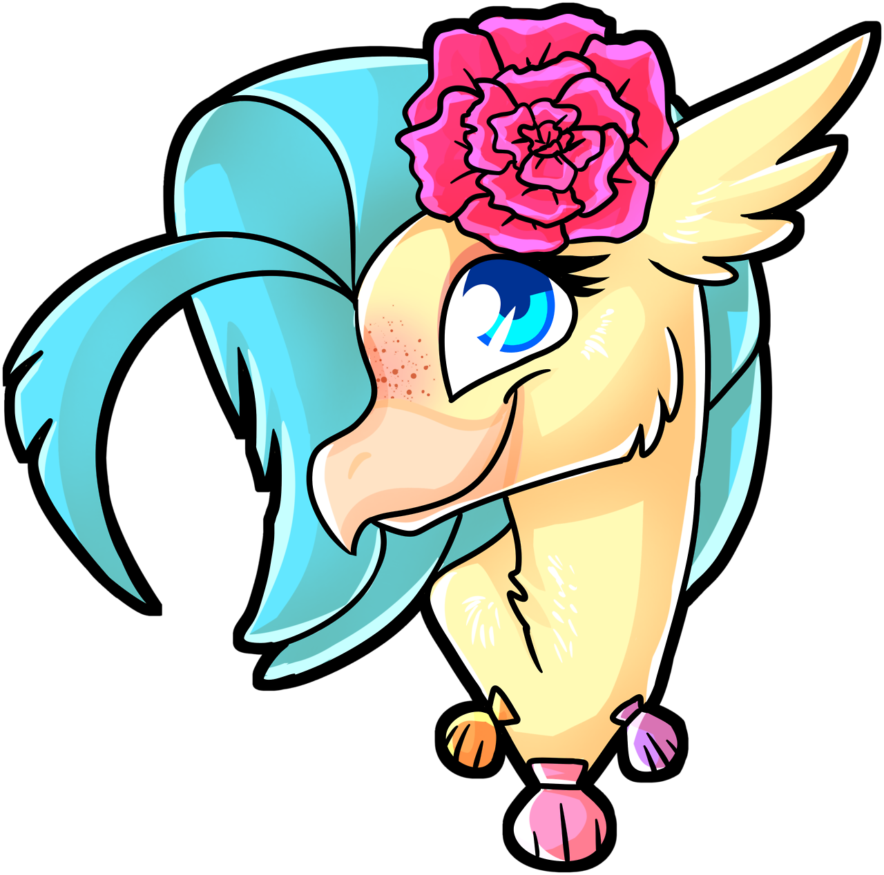 Hippogriff Princess Skystar - Hippogriff Movie Mlp (1280x1268)