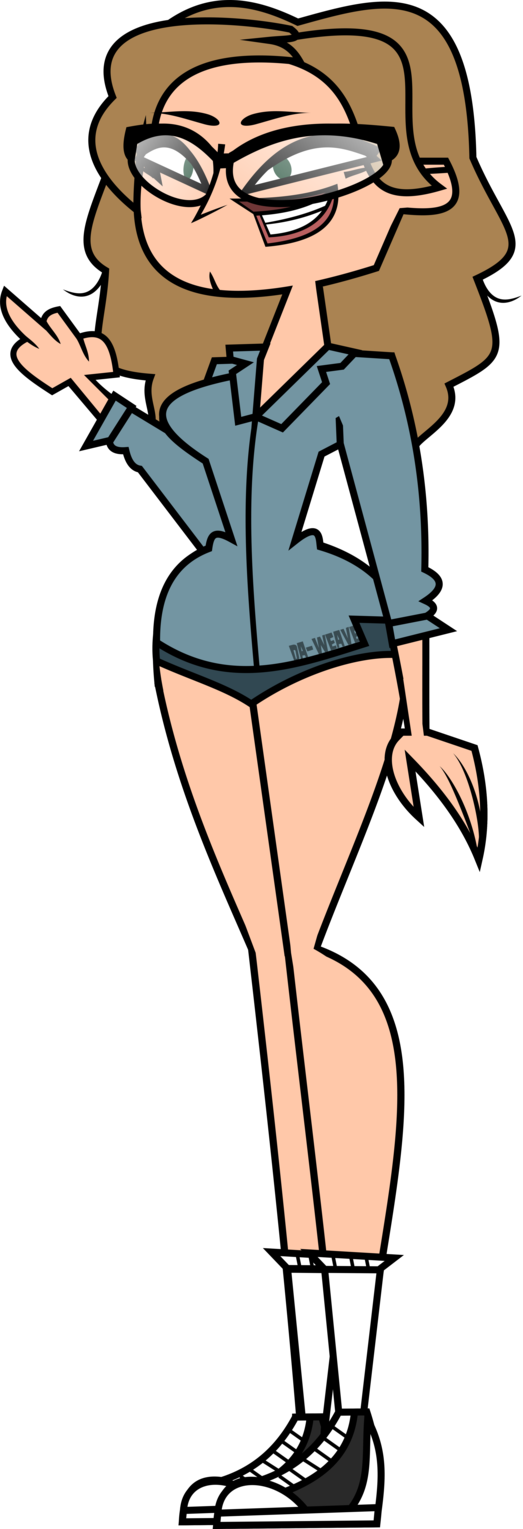 Total Drama Kass Mcquillen By Da-weave - Drama Total Survivor Png (523x1529)