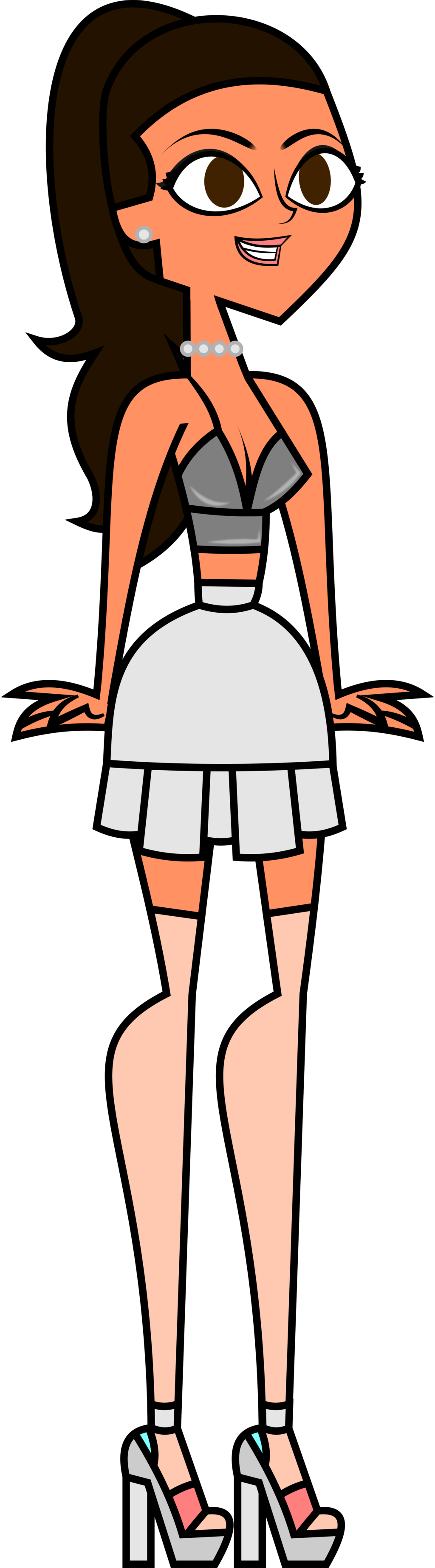 Total Drama Channel 2 By Tdsuperfan Total Drama Channel - Total Drama Scream Queens Png (1024x3693)