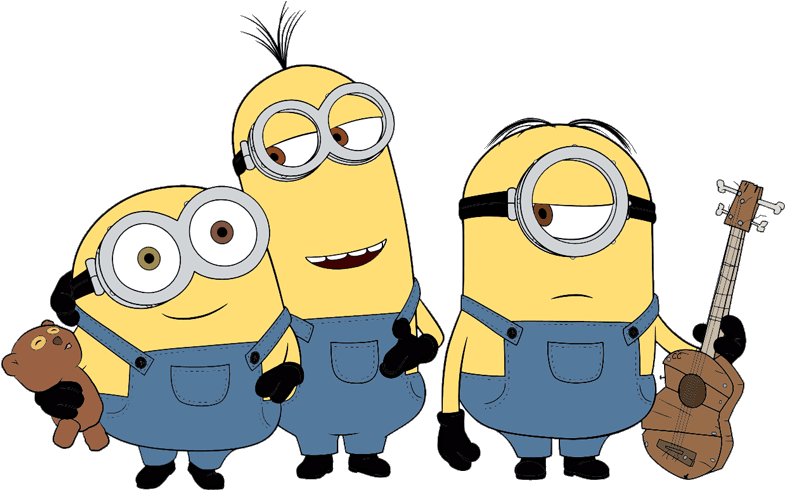 Minions Movie Clip Art Images Kevin Stuart Bob Cartoon - Minions Kevin Y Bob (800x491)