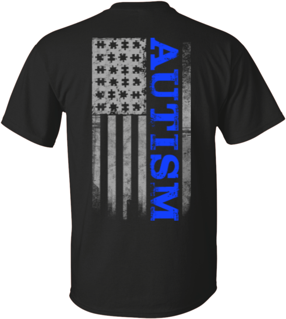 Sale Autism Awareness Blue Flag - Autism Awareness Vintage Flag And Puzzle Stars Tshirts (1024x1024)