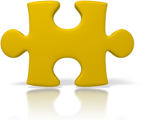 Jigsaw Puzzles Autism Blue Clip Art - Wooden Puzzle Piece (500x500)