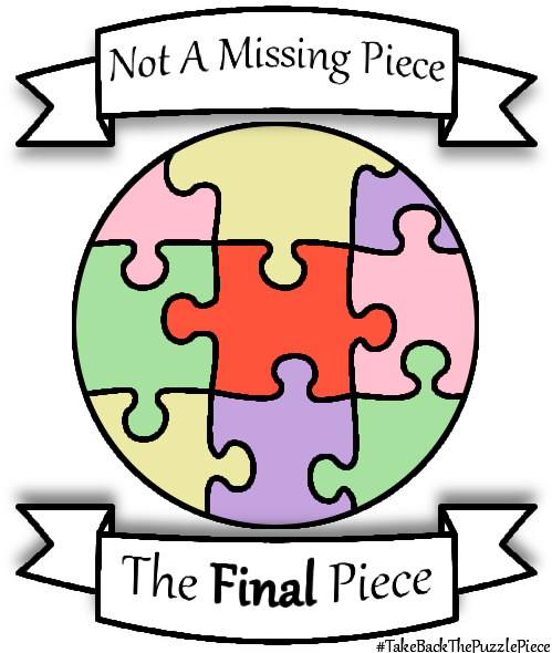 #takebackthepuzzlepiece Take Back The Puzzle Piece - #takebackthepuzzlepiece Take Back The Puzzle Piece (500x600)